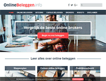 Tablet Screenshot of onlinebeleggen.info